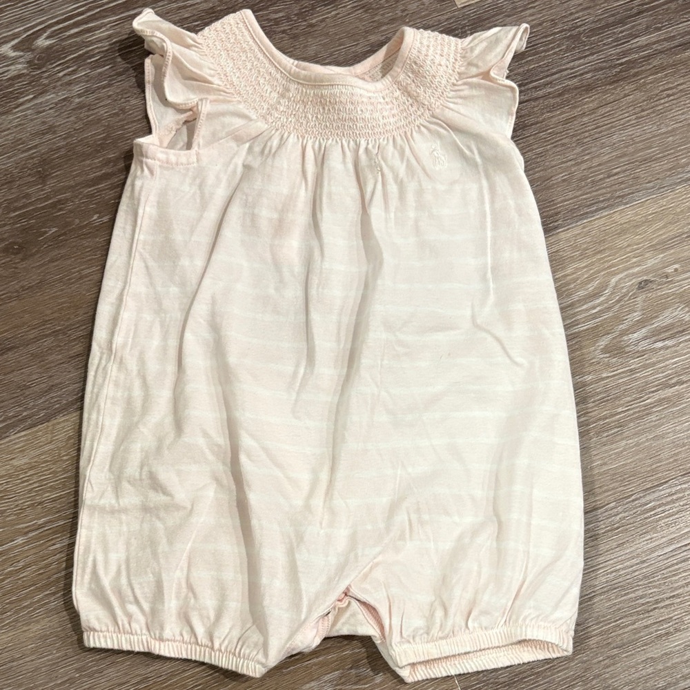 Polo by Ralph Lauren Pink Baby Girl Bodysuit